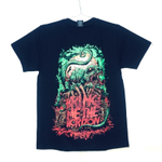 Футболка тайланд Bring me the horizon зеленая ящерица (XS)