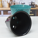 Горшок цветочный Manhattan 1,6л D160мм, тропический лес