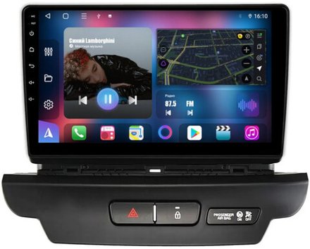 Магнитола для KIA Ceed 2018-2020 - FarCar 1173M QLED, Android 12, 8-ядер, CarPlay, 4G SIM-слот