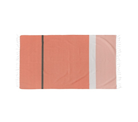 Полотенце Пляжное полотенце SUMMER CORAIL100х180 Blanc des Vosges 100x180 Разноцветный