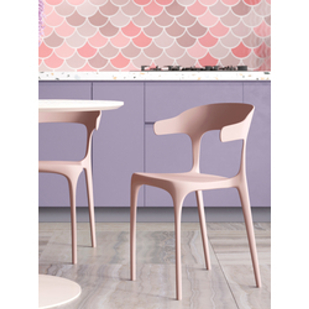 Стул Neo  пластик нежно-розовый