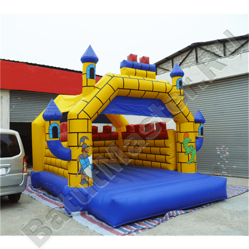 Коммерческий надувной батут "Крепость 2" с крышей