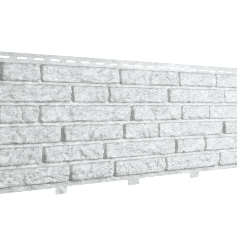 Фасадные панели (Цокольный Сайдинг) Ю-Пласт Стоун Хаус Кварцит Светло-Серый