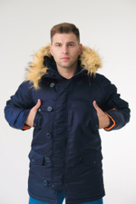 Парка флисовая N3b Husky19 Rep.Blue