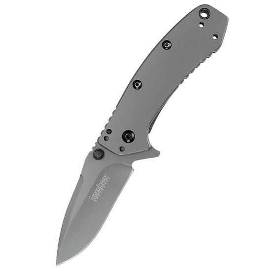 Складной нож KERSHAW Cryo 1555TI c клинком из стали 8Cr13MoV, рукоять Stainless Steel