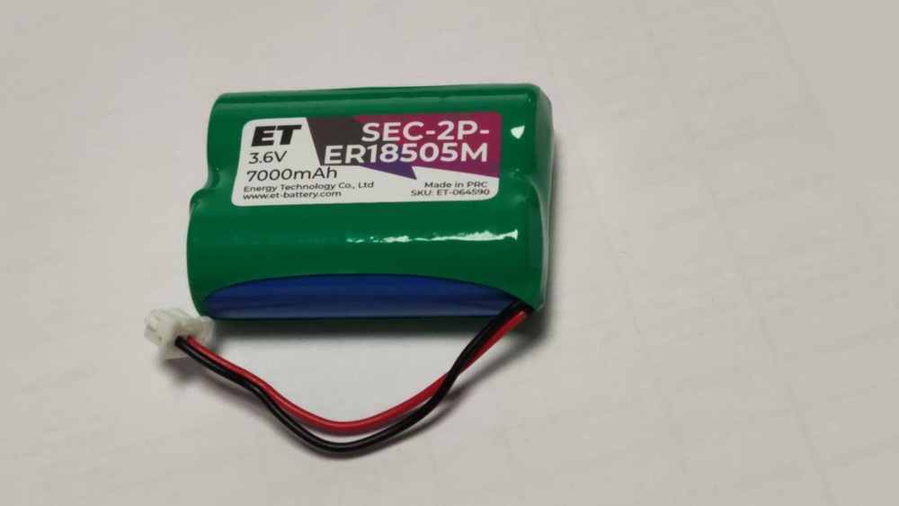 Батарея ET SEC-2P-ER18505M