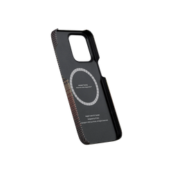 Чехол Pitaka Fusion Weaving MagEZ Case 4 для iPhone 15 Pro Sunset (Коричневый)
