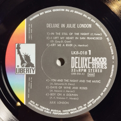 Винтажная виниловая пластинка LP Deluxe In Julie London (Japan 1971) (Obi, Booklet)