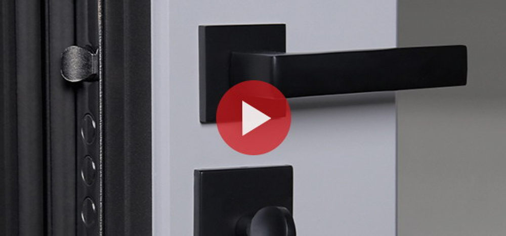 Стальная дверь "Макс 3D" с зеркалом (адаптивная замковая часть). Заказная модель.