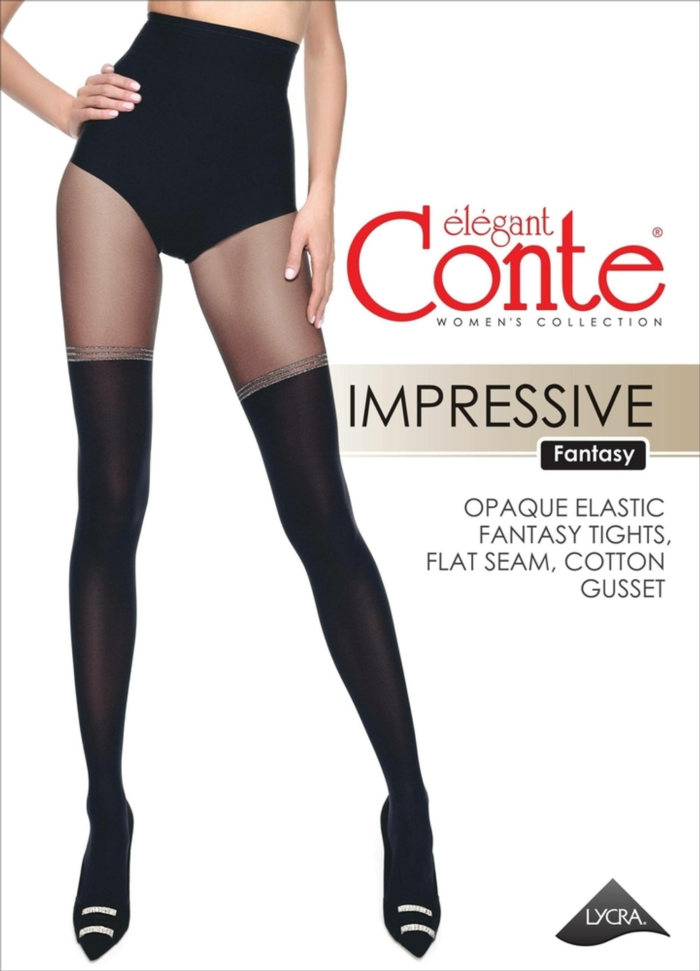 CONTE FANTASY IMPRESSIVE Колготки женские с имитацией гольфинов