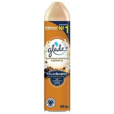 Аэрозоль Glade «Восточные пряности и дерево уд» - 300 мл.