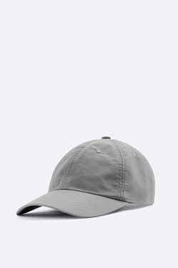 ZARA КЕПКА ИЗ ВЫСОКОТЕХНОЛОГИЧНОЙ ТКАНИ, СЕРЫЙ
