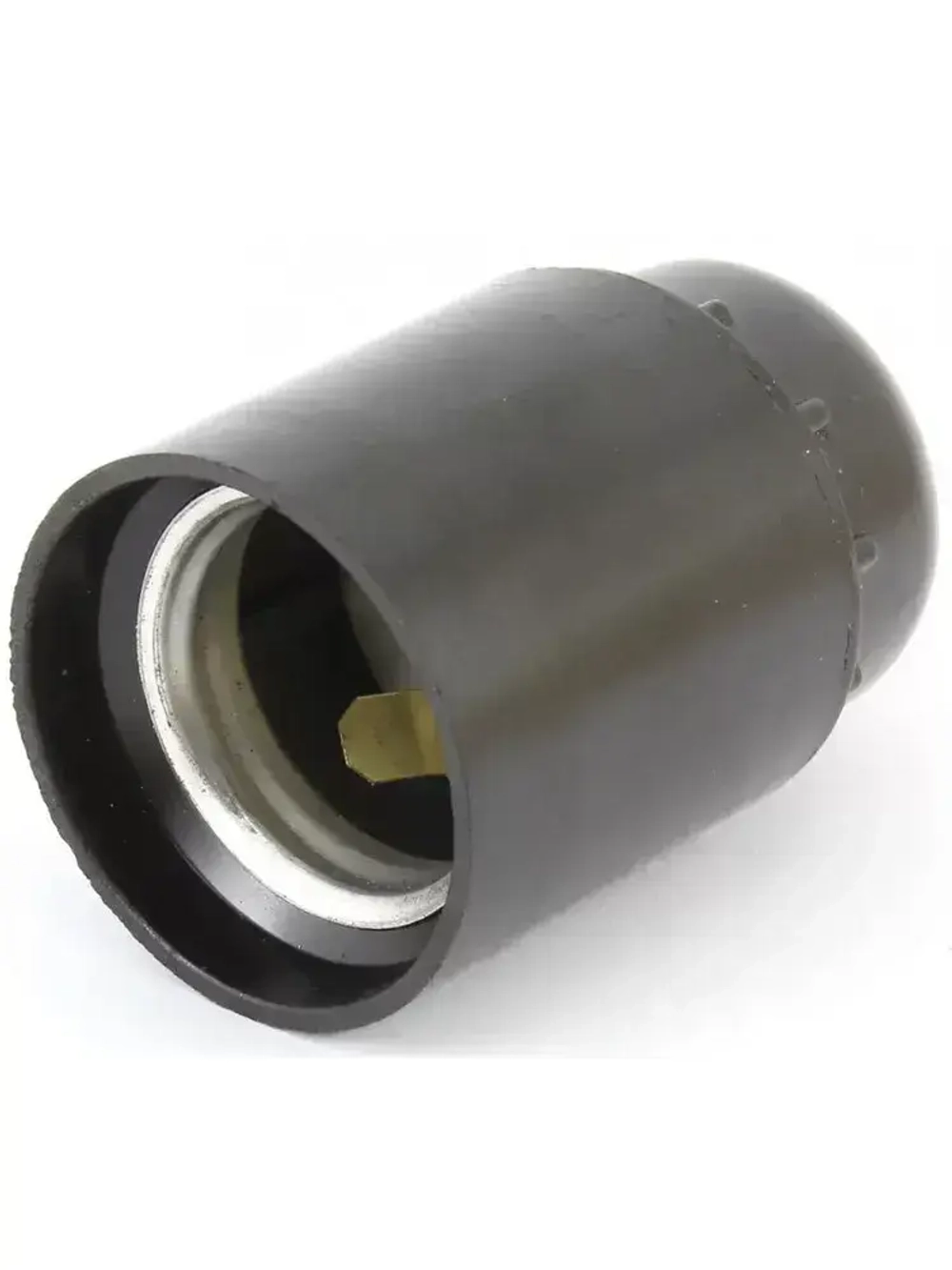 Патрон карболитовый e27 10 штук чёрный