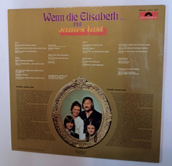 Винтажная виниловая пластинка LP James Last Wenn Die Elisabeth (Germany 1972)