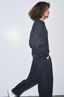 ZARA ТОЛСТОВКА НА МОЛНИИ, ТЕМНО-СЕРЫЙ