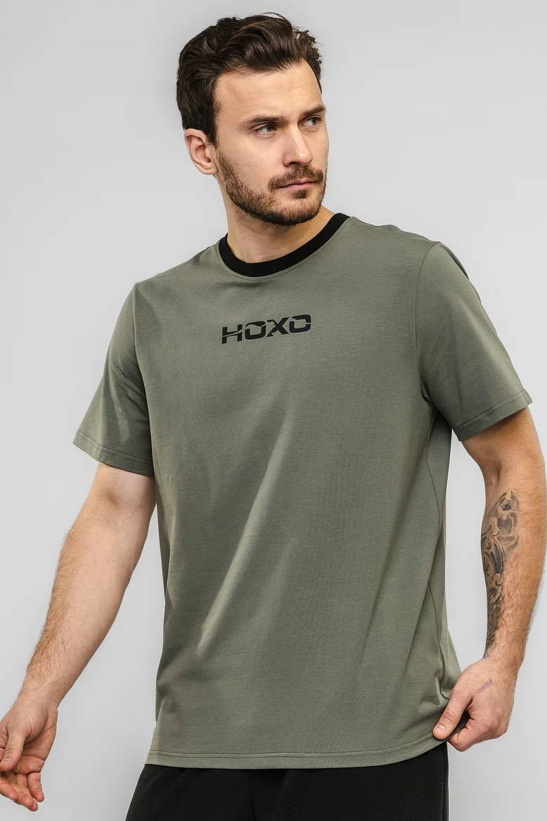 Футболка "НОХО" мужская, цвет "Каменный закат"