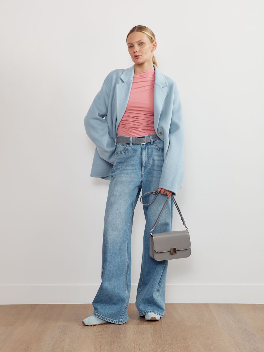 ТОП-БОДИ С ДРАПИРОВКОЙ PINK