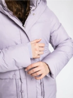 Куртка зимняя удлиненная с капюшоном