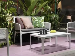 Пластиковый диван Net Bench белый