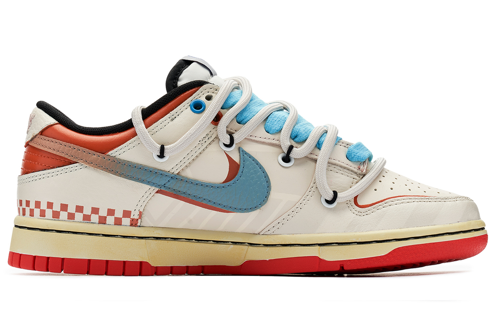 NBA x Nike Dunk Low Panda Prank Universe Exploration Rocket Retro Made Old Astronaut Board Shoes Male Red Blue