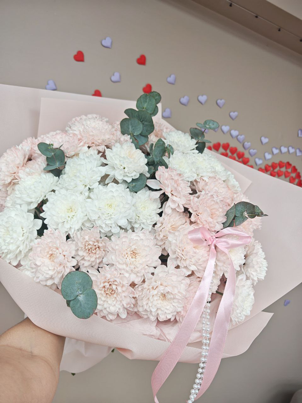 Букет из хризантемы