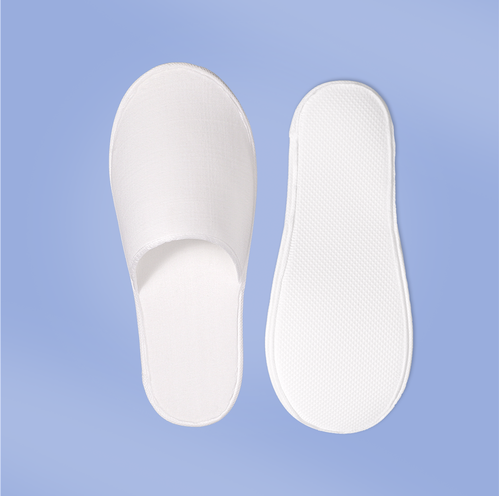 Тапки махровые Люкс (50 пар) одноразовые