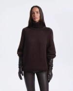 Свитер из шерсти мериноса, Коричневый