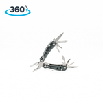 Мультитул Ganzo G2019S (10 в 1) серебристый мини