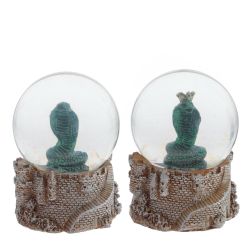 GAEM Фигурка декоративная в стекл шаре "Змея", D6.5 см, L6,5 W6,5 H9 см, 2в.