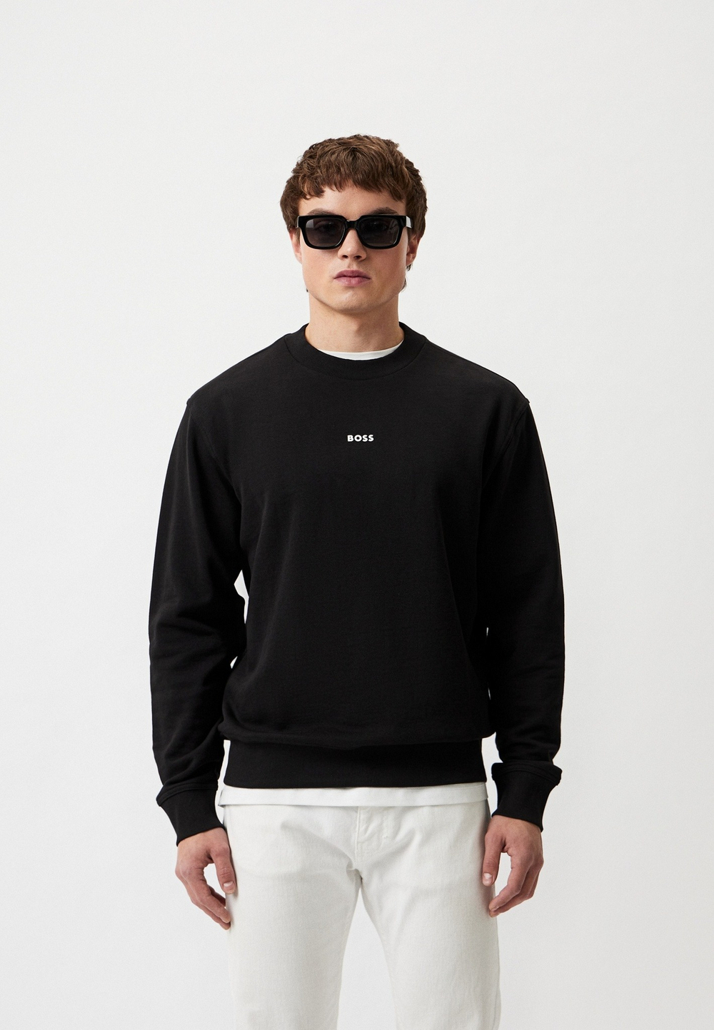 Толстовка мужская BOSS WeSmallcrew 10244192 01