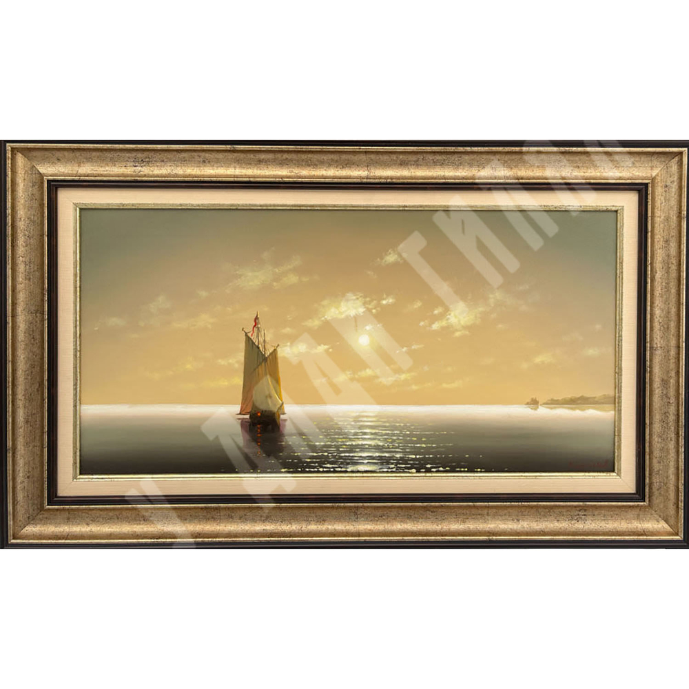 Кириллов С.  На рассвете. Холст, масло. 2020-е.