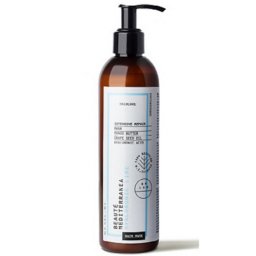 BEAUTE MEDITERRANEA Интенсивная восстанавливающая маска для волос с гиалуроновой кислотой, 300 мл