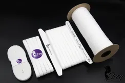 001 641/10 Резинка отделочная Lauma 10 мм, белый 001