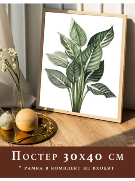 Постер 30х40 на стену интерьерный