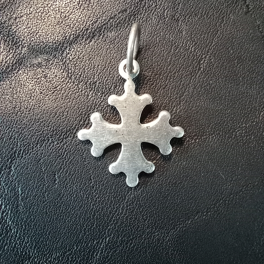 Подвеска. Крест плоский