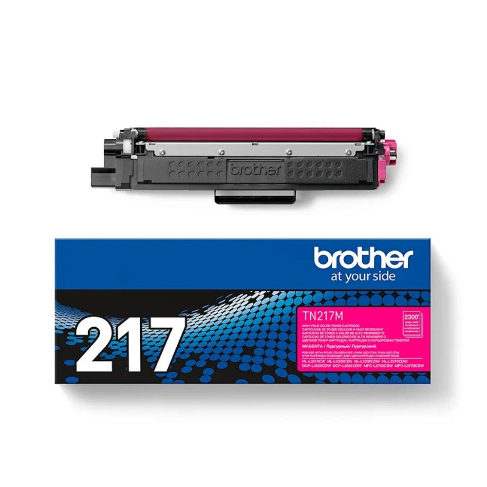 Тонер-картридж Brother TN-217M для HL-L3230CDWR1/DCP-L3550CDWR1/MFC-L3770CDWR1 пурпурный (2.3K)