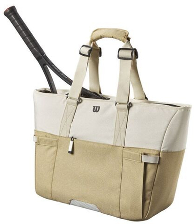 Сумка теннисная Wilson Women's Tote - khaki/off white