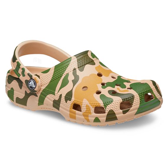 Crocs Classic Printed Camo 'Brown Green'