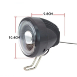 Фара линзовая с сигналом 48-60v для электровелосипеда