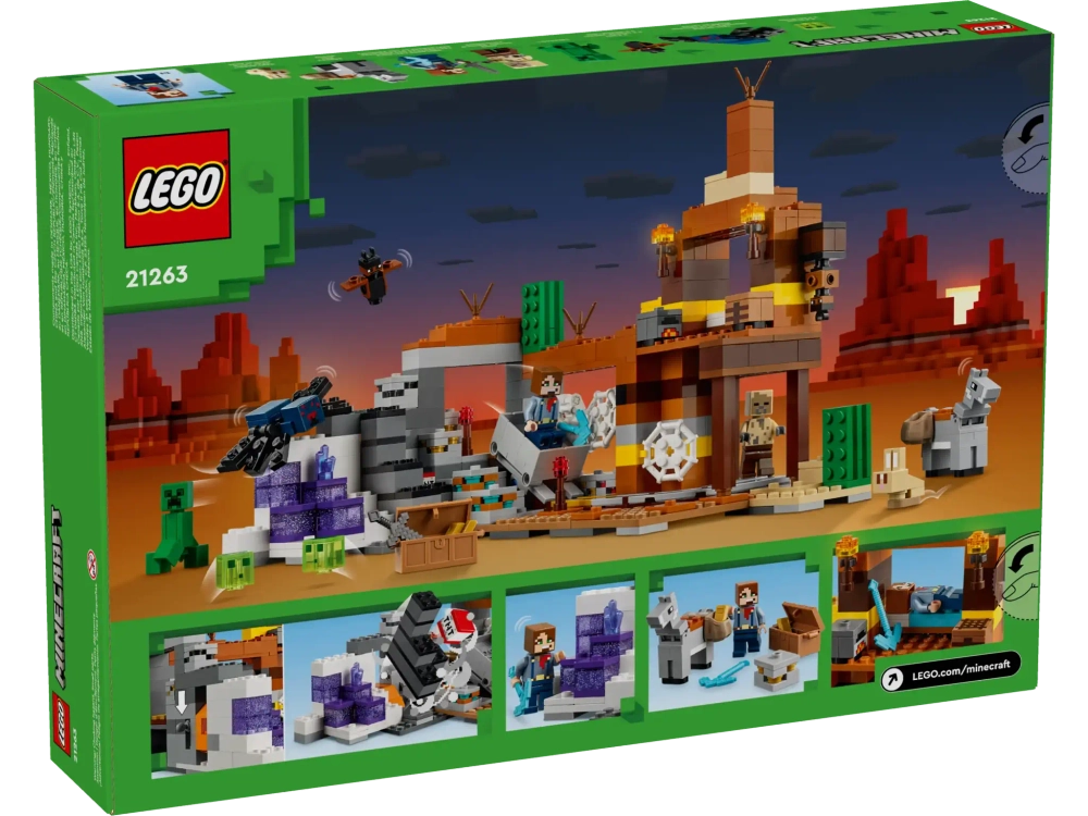 Конструктор LEGO Minecraft 21263 Шахта в Пустоши