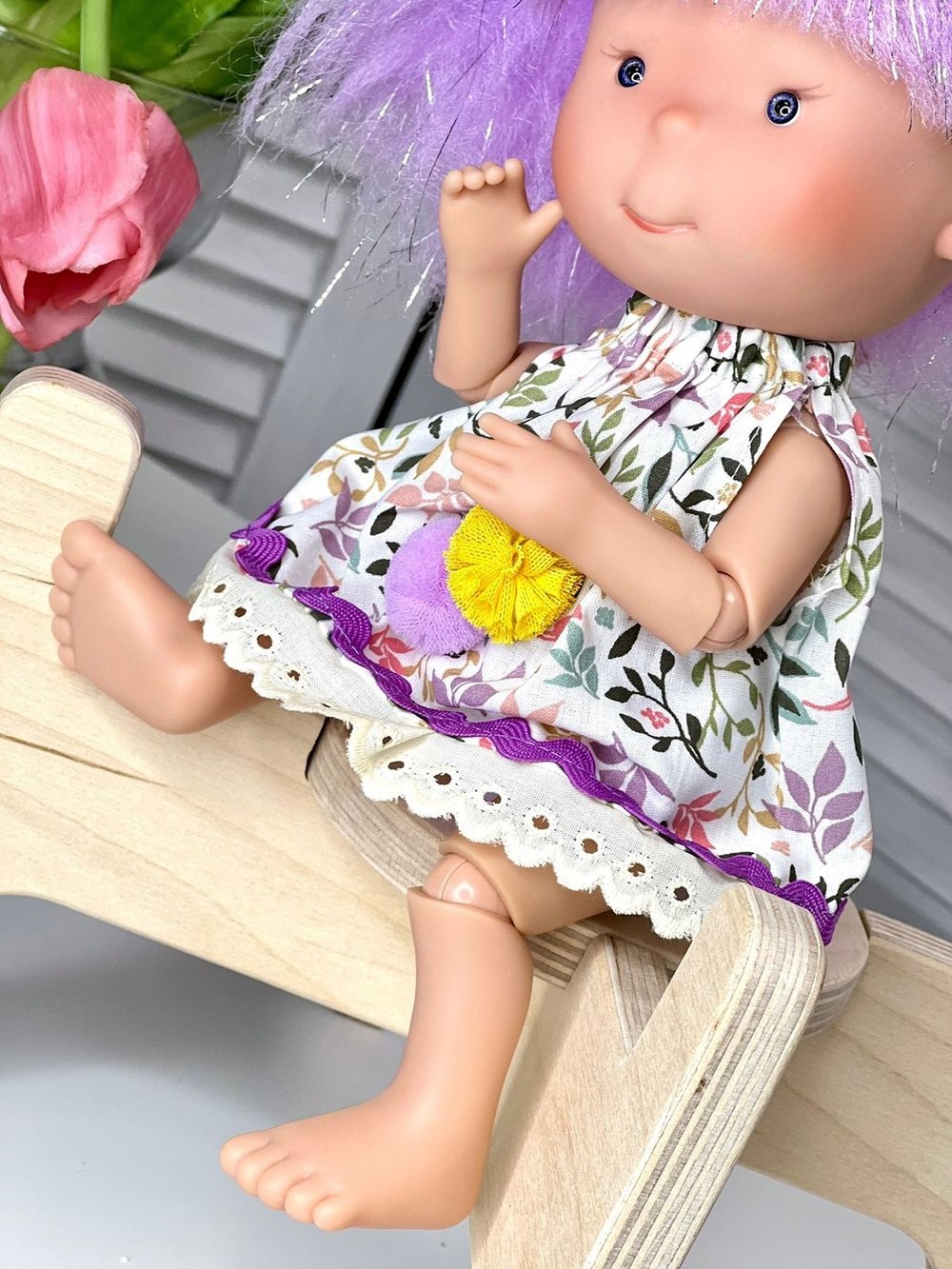 Кукла Nines виниловая 30см PIPPA шарнирная (2900K)