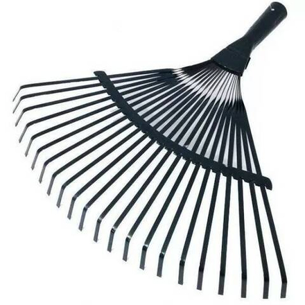 Грабли веерные Урожайная сотка 22 зуба пластинчатые