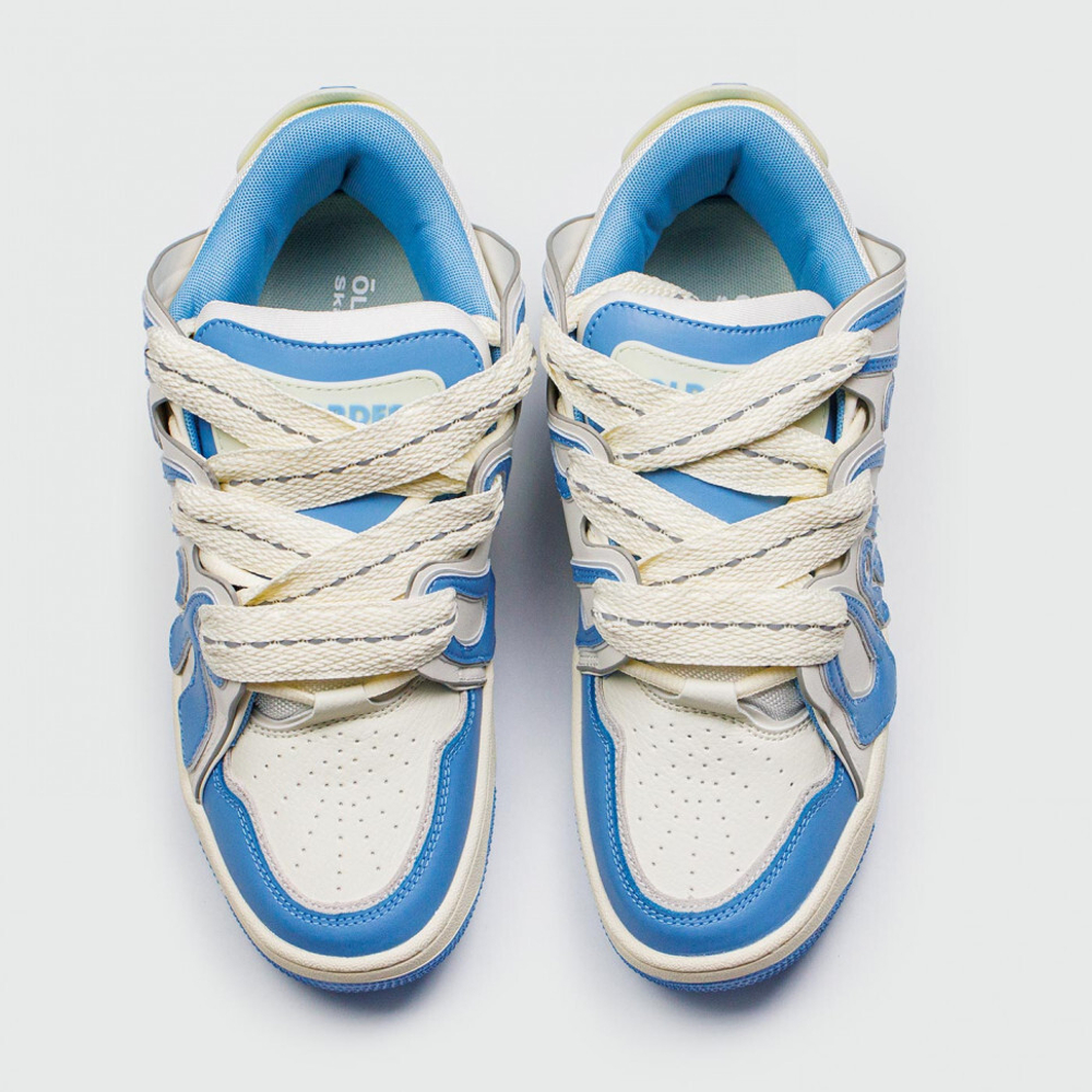 кроссовки Old Order Skater 001 White Blue