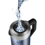 Чайник электрический Polaris, PWK 1702CGL, чер, 1.7 л, 1850 Вт, ск нагр элем, стекло