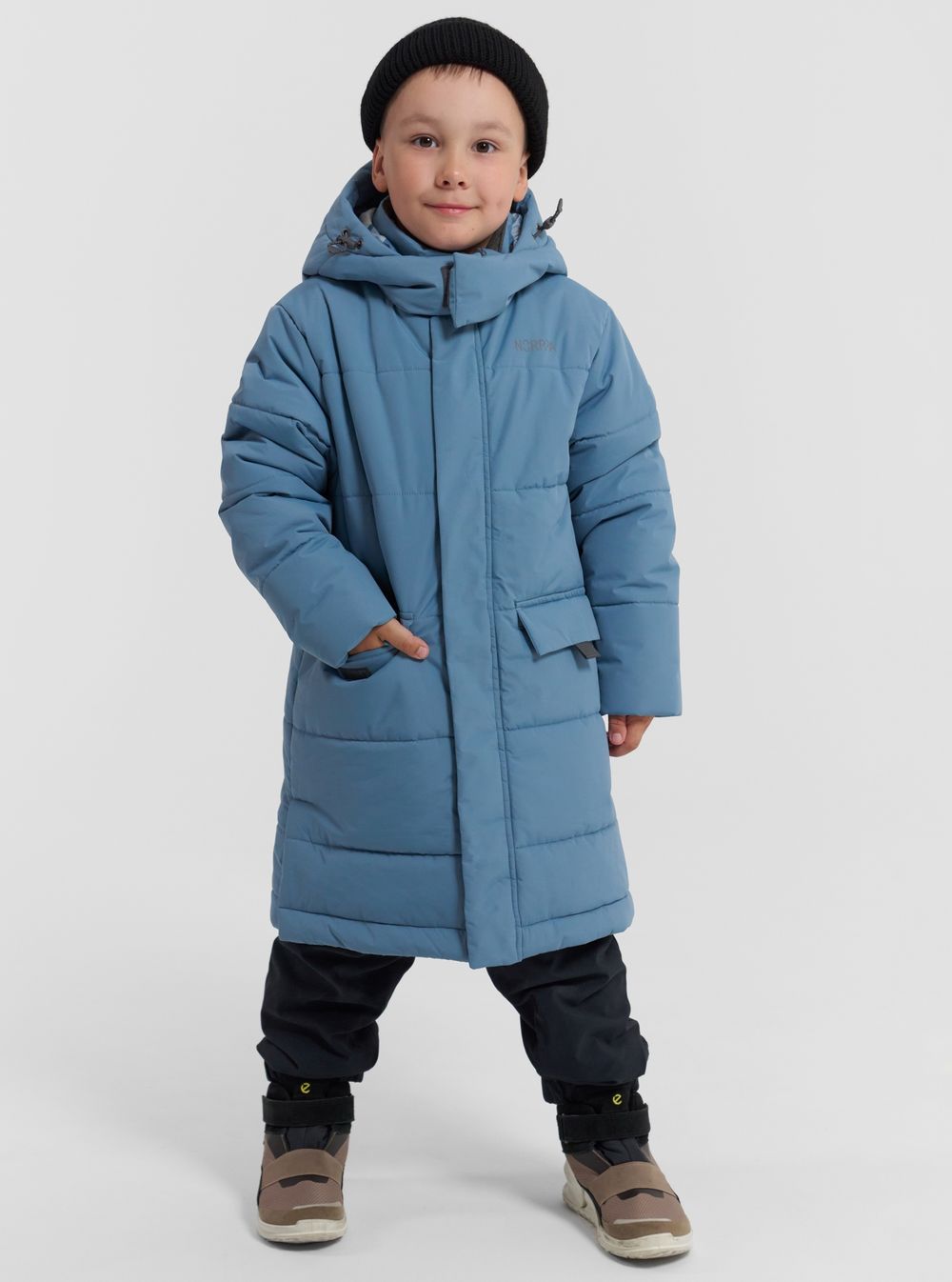 Пальто детское MIGELE NORPPA сумеречный туман