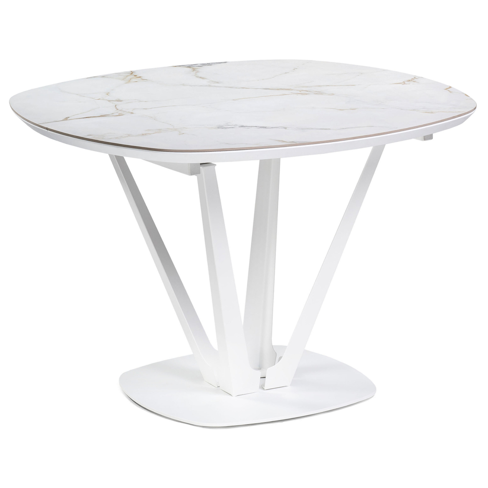 Керамический стол Woodville Азраун белый