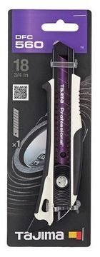 Нож строительно-ремонтный с автофиксацией лезвия 18мм Tajima DFC560N