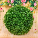 Искусственное растение шар «Самшит» зеленый D-28см Ultramarine