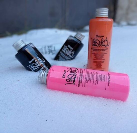 Чернила Dope Liquid paint 200ml orange
