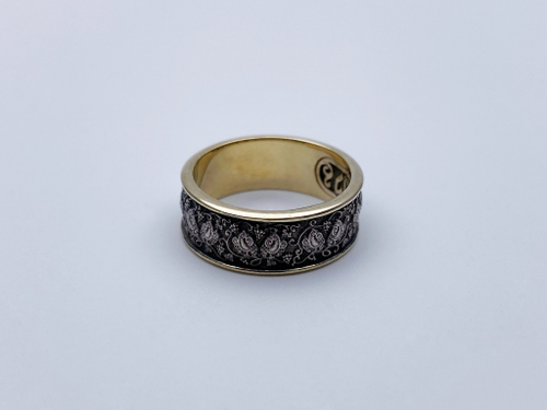 Кольцо из серебра/Позолота